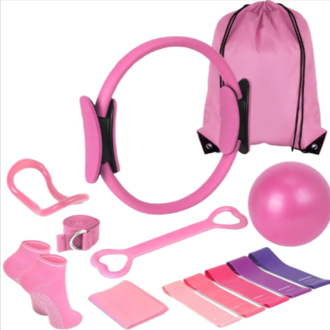 13-Piece Yoga & Pilates Complete Set — Home Workout Kit for Women