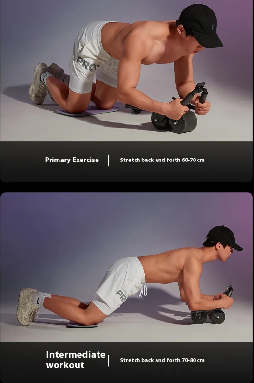 Automatic Rebound Abdominal Wheel — Core Trainer with Auto-Return