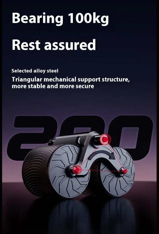 Automatic Rebound Abdominal Wheel — Core Trainer with Auto-Return