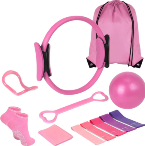 13-Piece Yoga & Pilates Complete Set — Home Workout Kit for Women