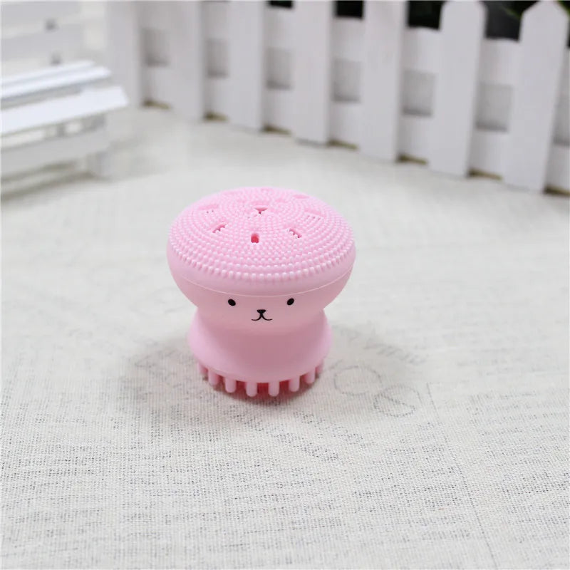 Mini Silicone Facial Cleansing Brush — Deep Pore Cleanser & Exfoliator