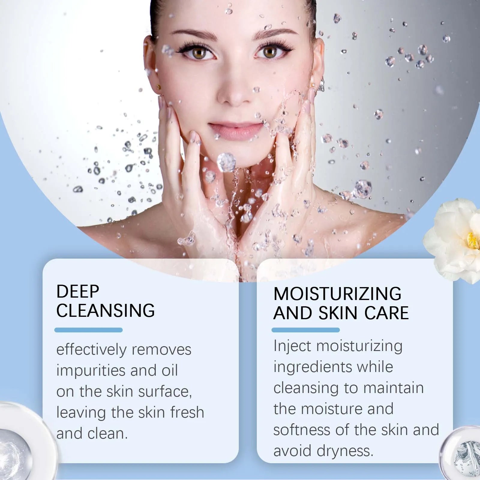Deep Hydration Korean Facial Cleanser Set