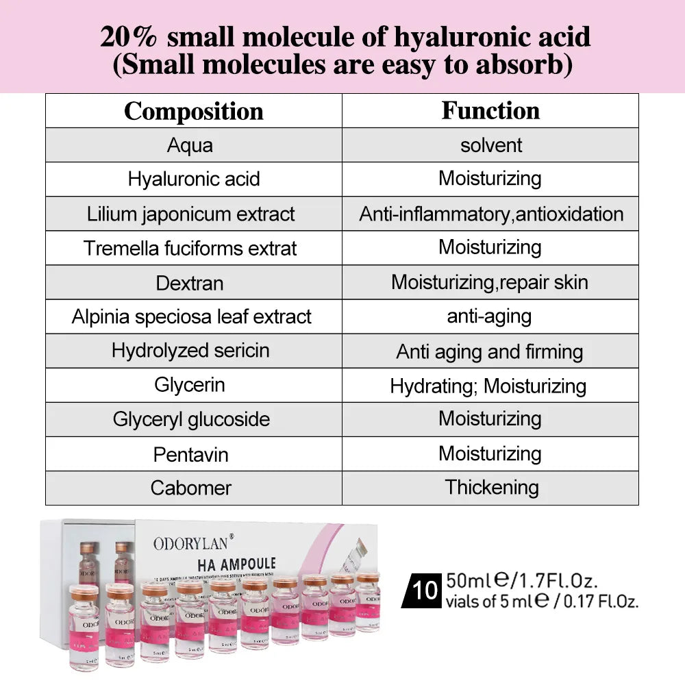 Hyaluronic Acid Anti-Ageing Face Serum — Firming & Rejuvenating