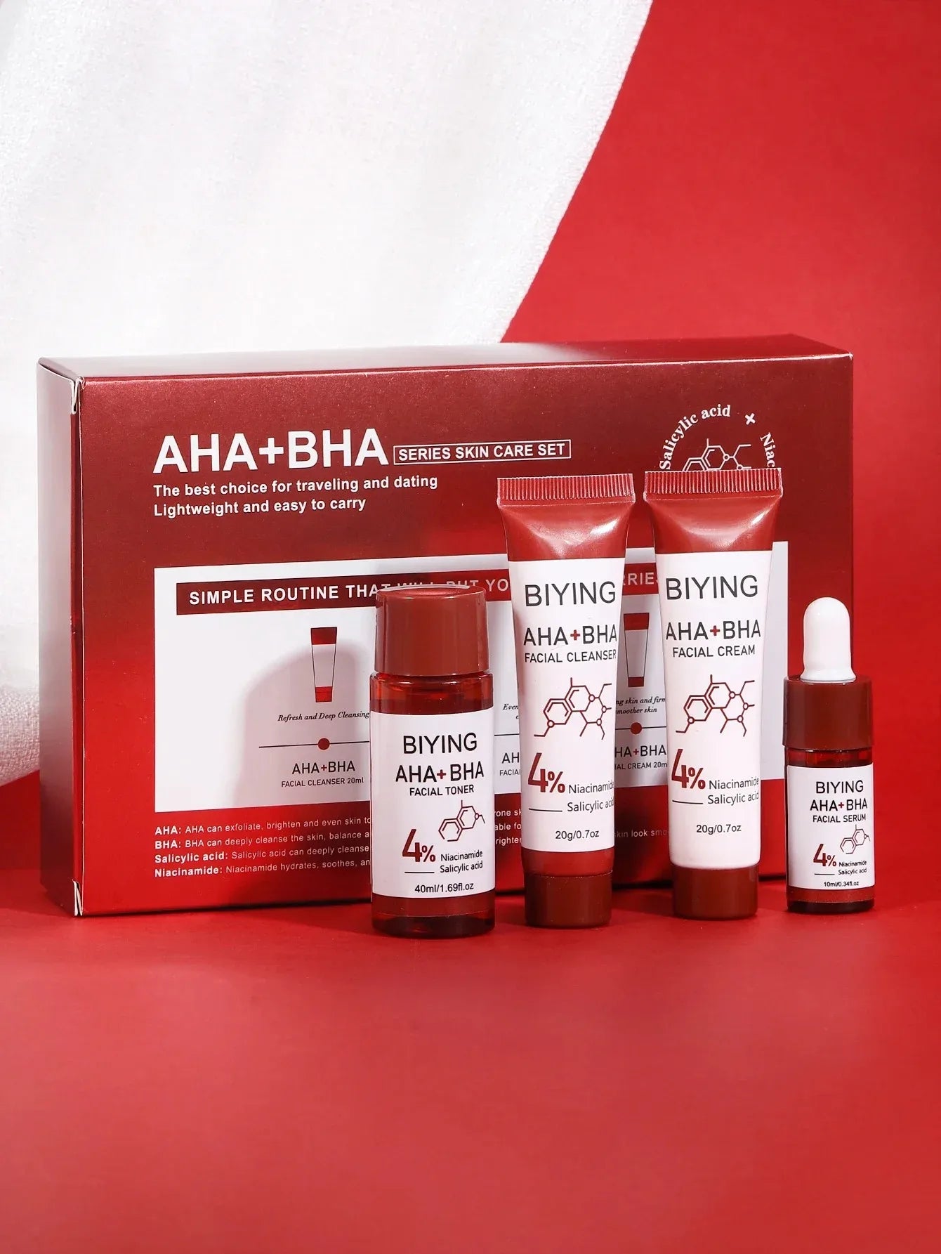 AHA BHA Korean Skin Care Complete Routine Set