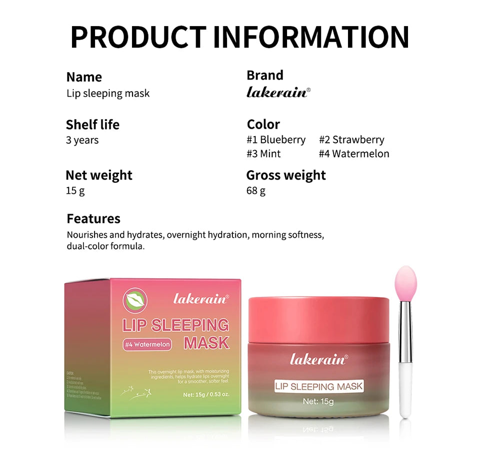 Blueberry Dual-Colour Overnight Lip Sleeping Mask