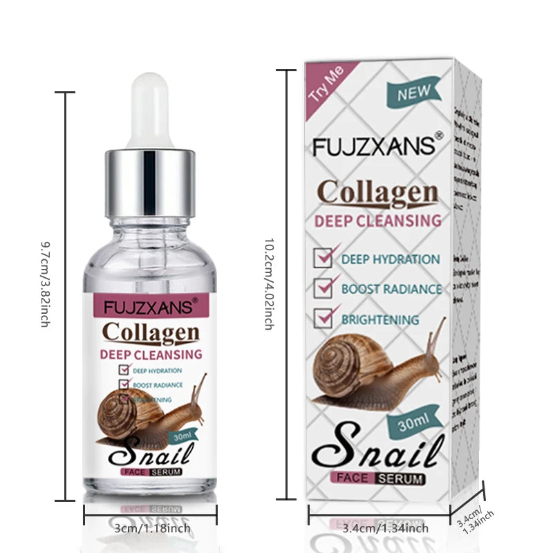 Snail Mucin Serum with Niacinamide, Hyaluronic Acid & Collagen