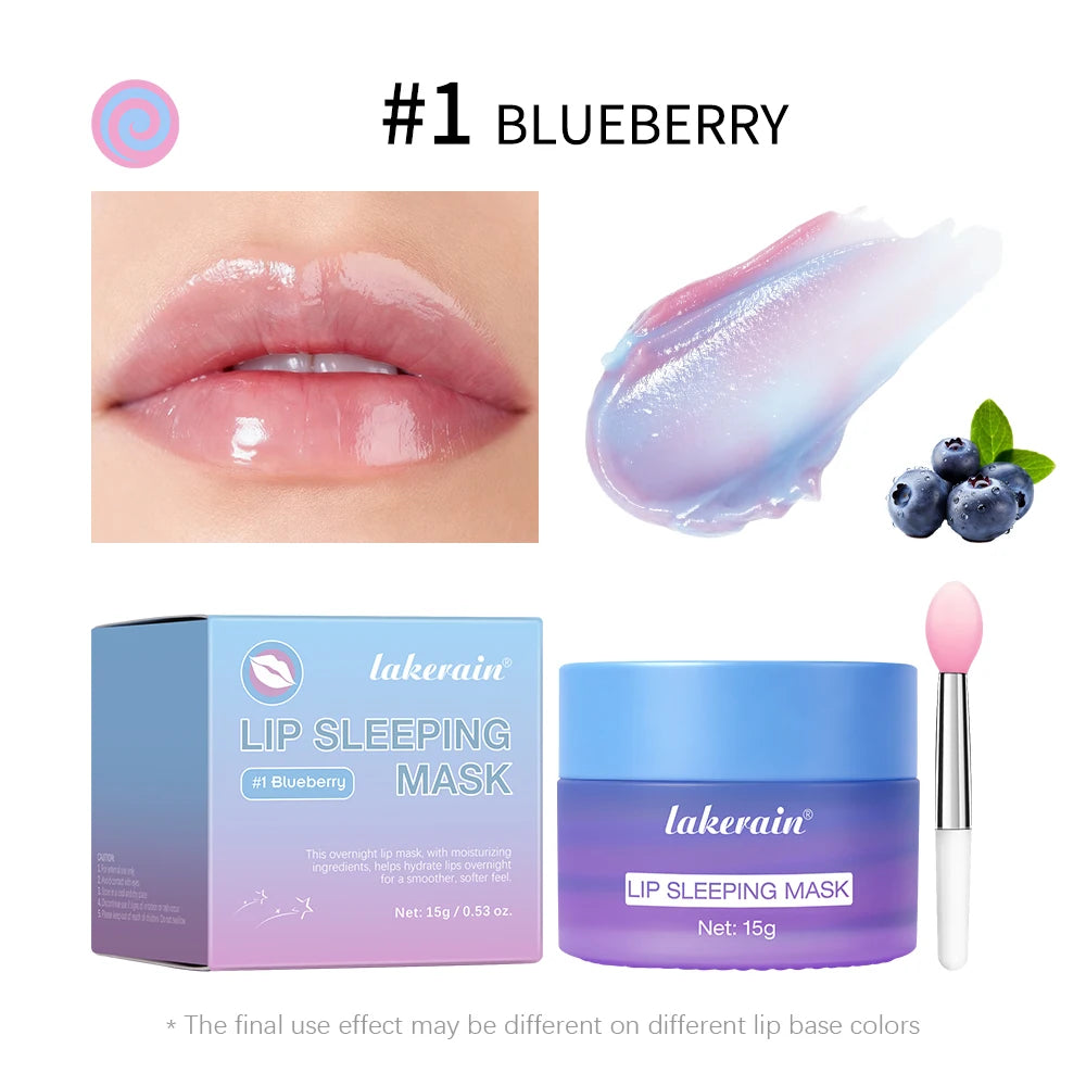 Blueberry Dual-Colour Overnight Lip Sleeping Mask