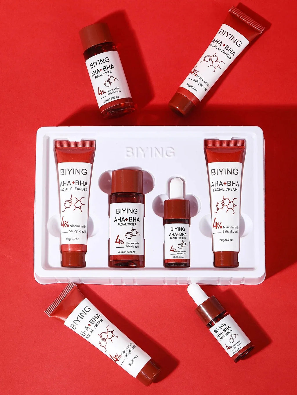AHA BHA Korean Skin Care Complete Routine Set