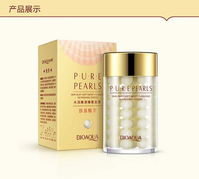 BIOAQUA Pearl Radiance Overnight Sleeping Mask