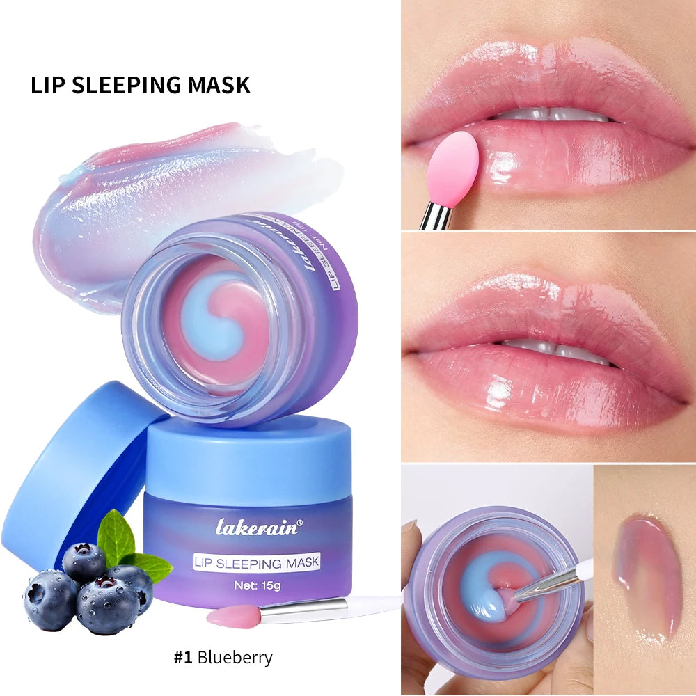 Blueberry Dual-Colour Overnight Lip Sleeping Mask