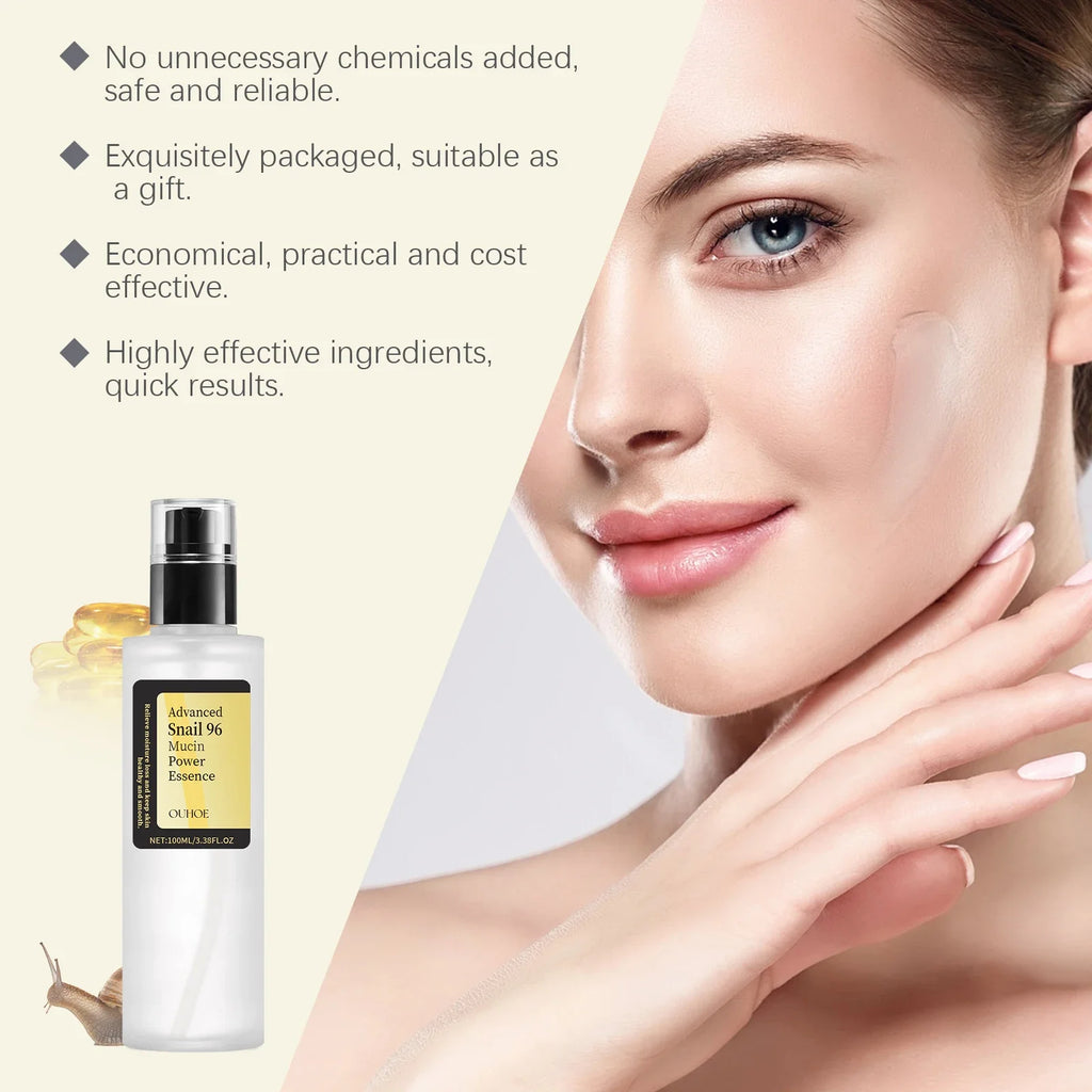 Advanced Snail 96 Mucin Power Essence — Brightening & Firming