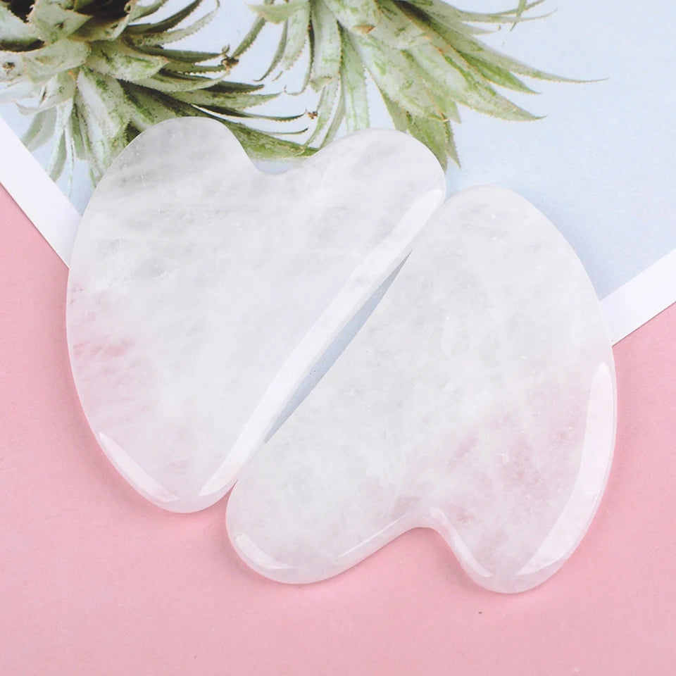 Rose Pink Gua Sha Facial Massage Board — Face, Neck & Body