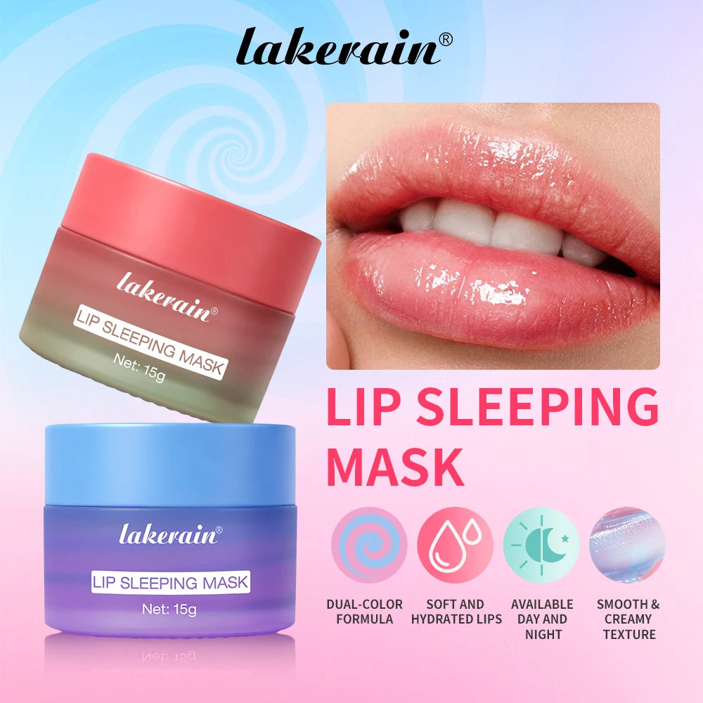 Lakerain Dual-Colour Overnight Lip Sleeping Mask