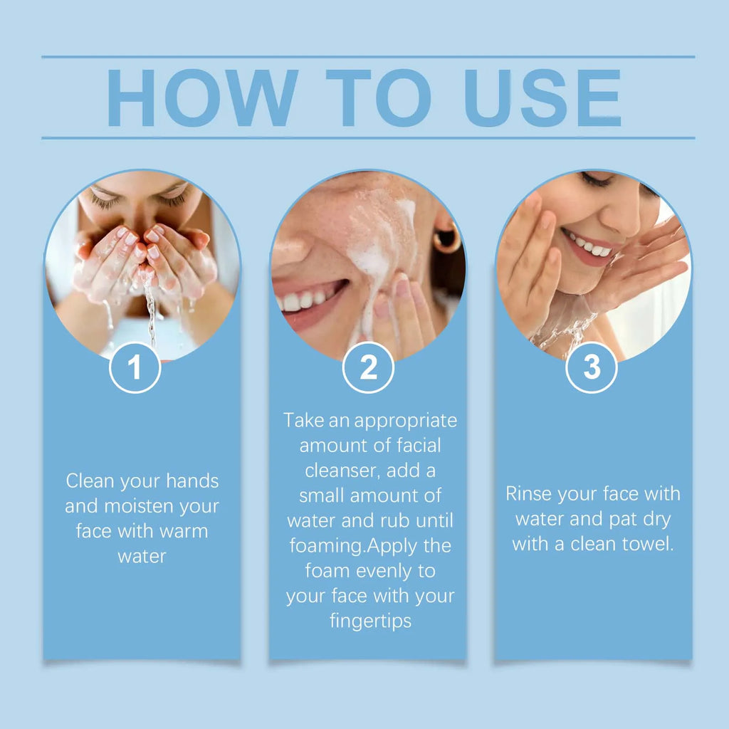 Deep Hydration Korean Facial Cleanser Set