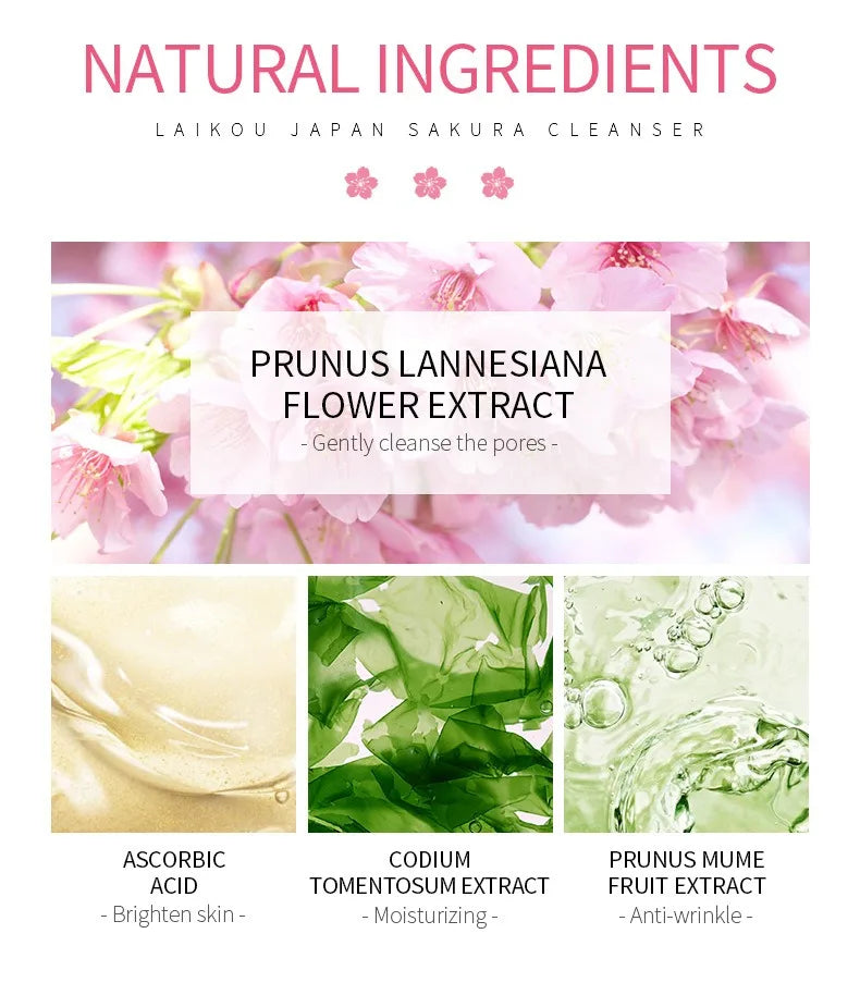 Sakura Blossom Brightening Foam Cleanser
