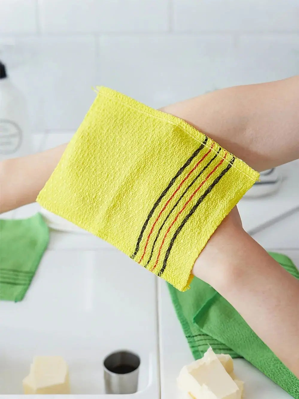 Korean Exfoliating Body Washcloth Set — 5 Pack