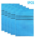 Korean Exfoliating Bath Towel Set — 5 Pack