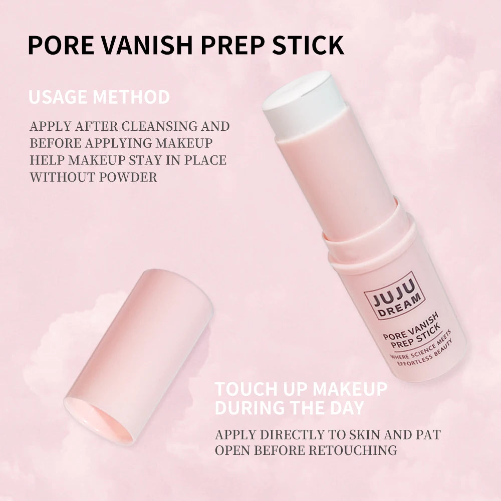 JUJU DREAM Pore Vanish Primer Stick — Oil Control & Pore Minimising