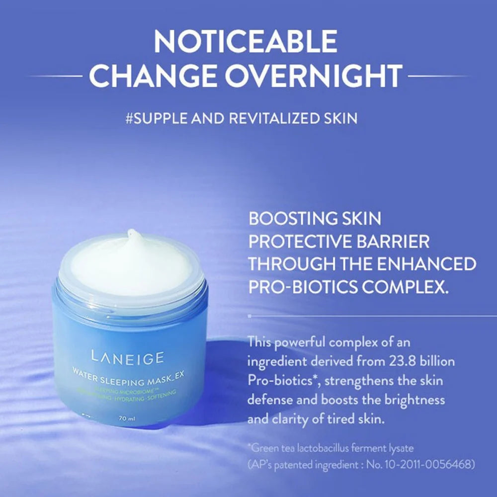 Laneige Water Sleeping Mask 70ml — Overnight Hydration