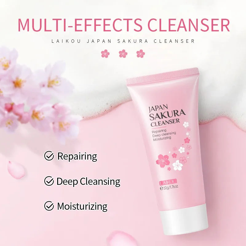 Sakura Blossom Brightening Foam Cleanser