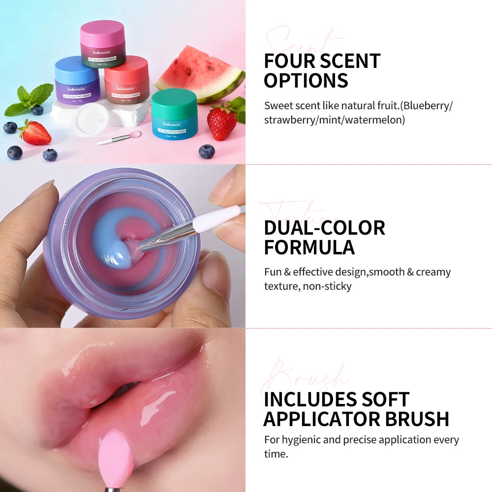 Lakerain Dual-Colour Overnight Lip Sleeping Mask