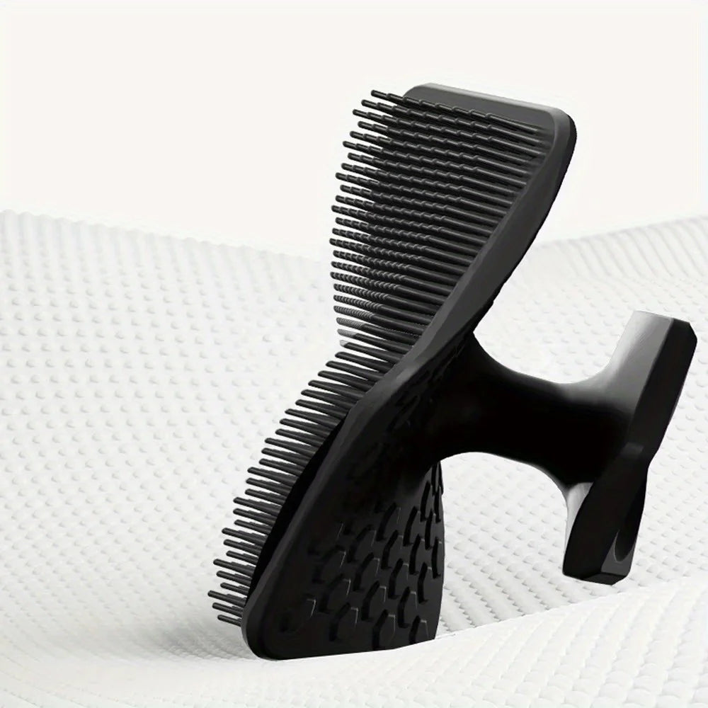 Silicone Facial Cleansing Brush for Men — Deep Clean & Shave Prep