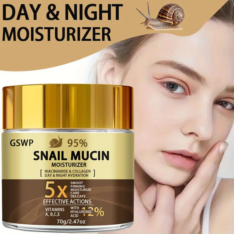 GSWP Snail Mucin 95% Day & Night Moisturising Cream