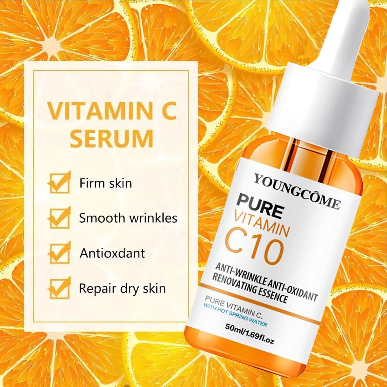Vitamin C & Hyaluronic Acid Brightening Face Serum