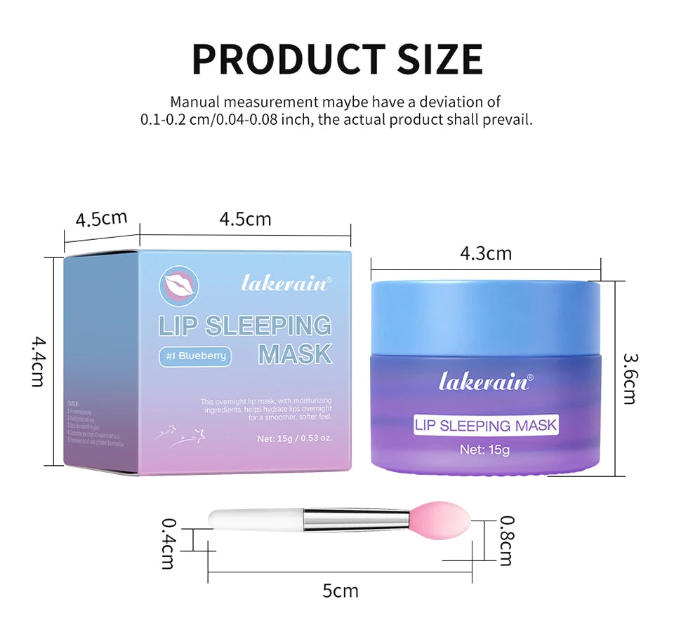 Blueberry Dual-Colour Overnight Lip Sleeping Mask