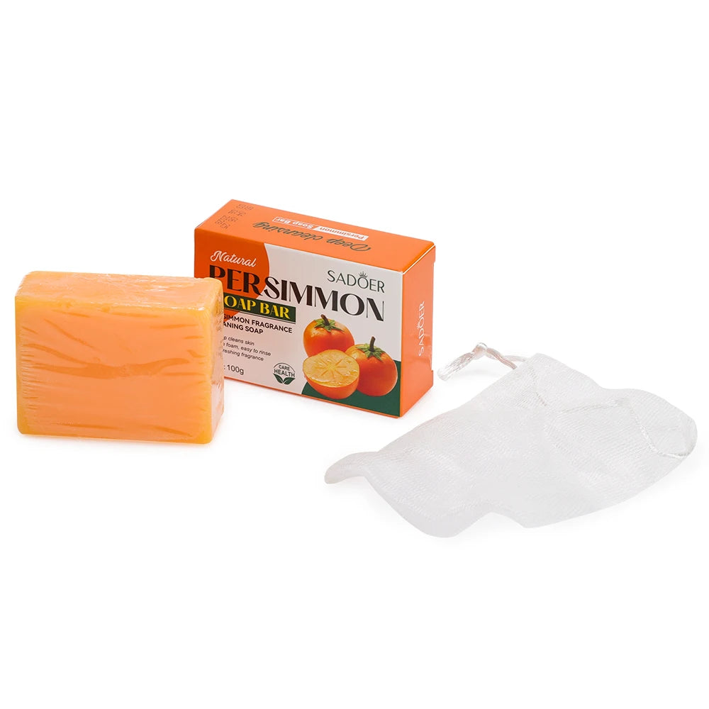 Persimmon Brightening Exfoliating Soap Bar