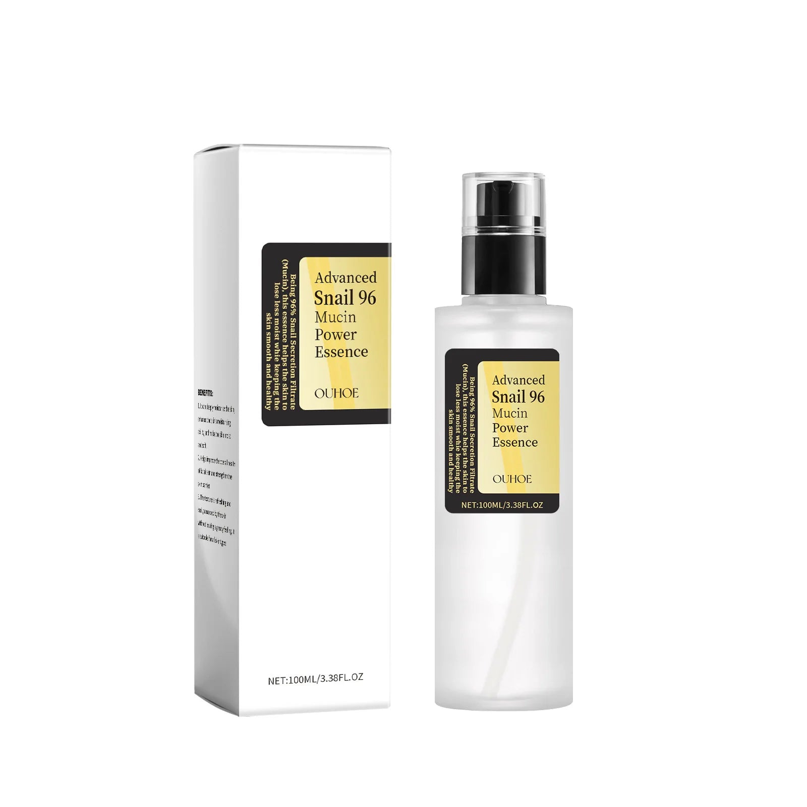 Advanced Snail 96 Mucin Power Essence — Brightening & Firming