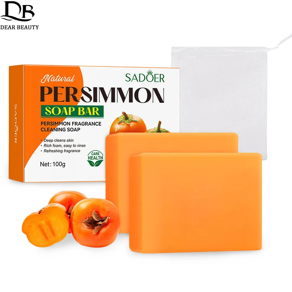 Persimmon Brightening Exfoliating Soap Bar