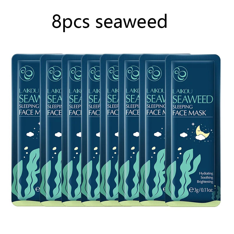 LAIKOU Moisturising Sleeping Face Mask Set — 8 Pack