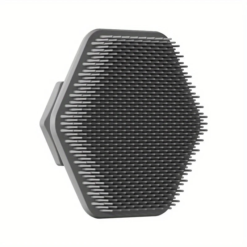 Silicone Facial Cleansing Brush for Men — Deep Clean & Shave Prep