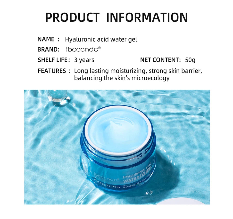 Hyaluronic Acid Gel Cream — Deep Hydration Face Moisturiser