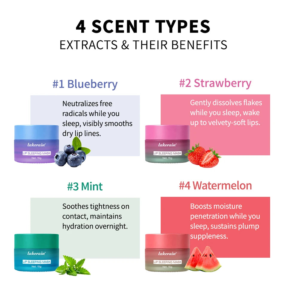 Blueberry Dual-Colour Overnight Lip Sleeping Mask
