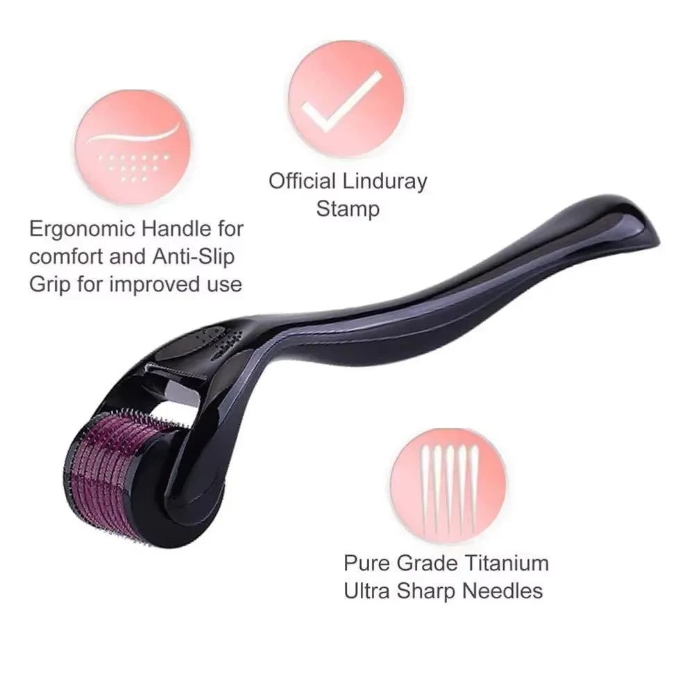540 Microneedle Derma Roller — Collagen Boost for Face, Hair & Body