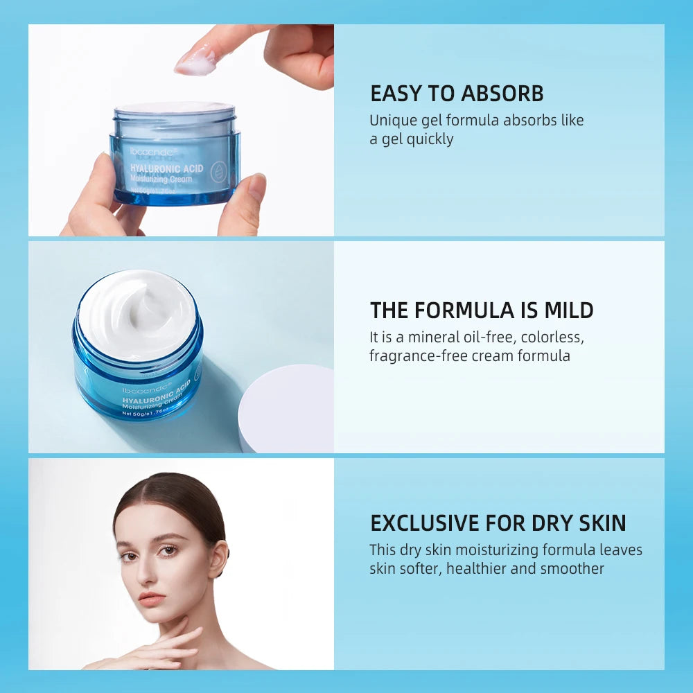 Hyaluronic Acid Gel Cream — Deep Hydration Face Moisturiser