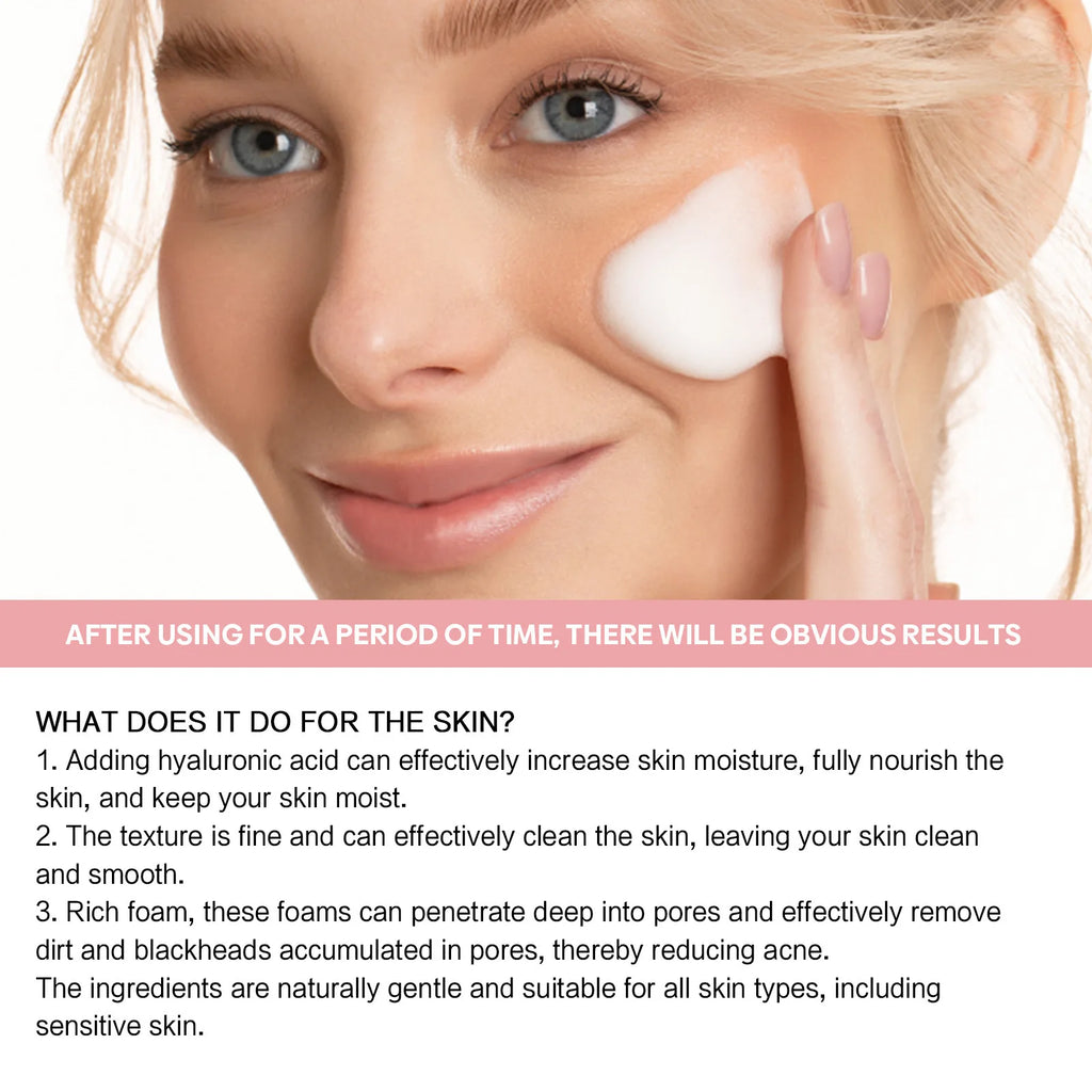 Hyaluronic Acid Pore-Refining Cleansing Mousse