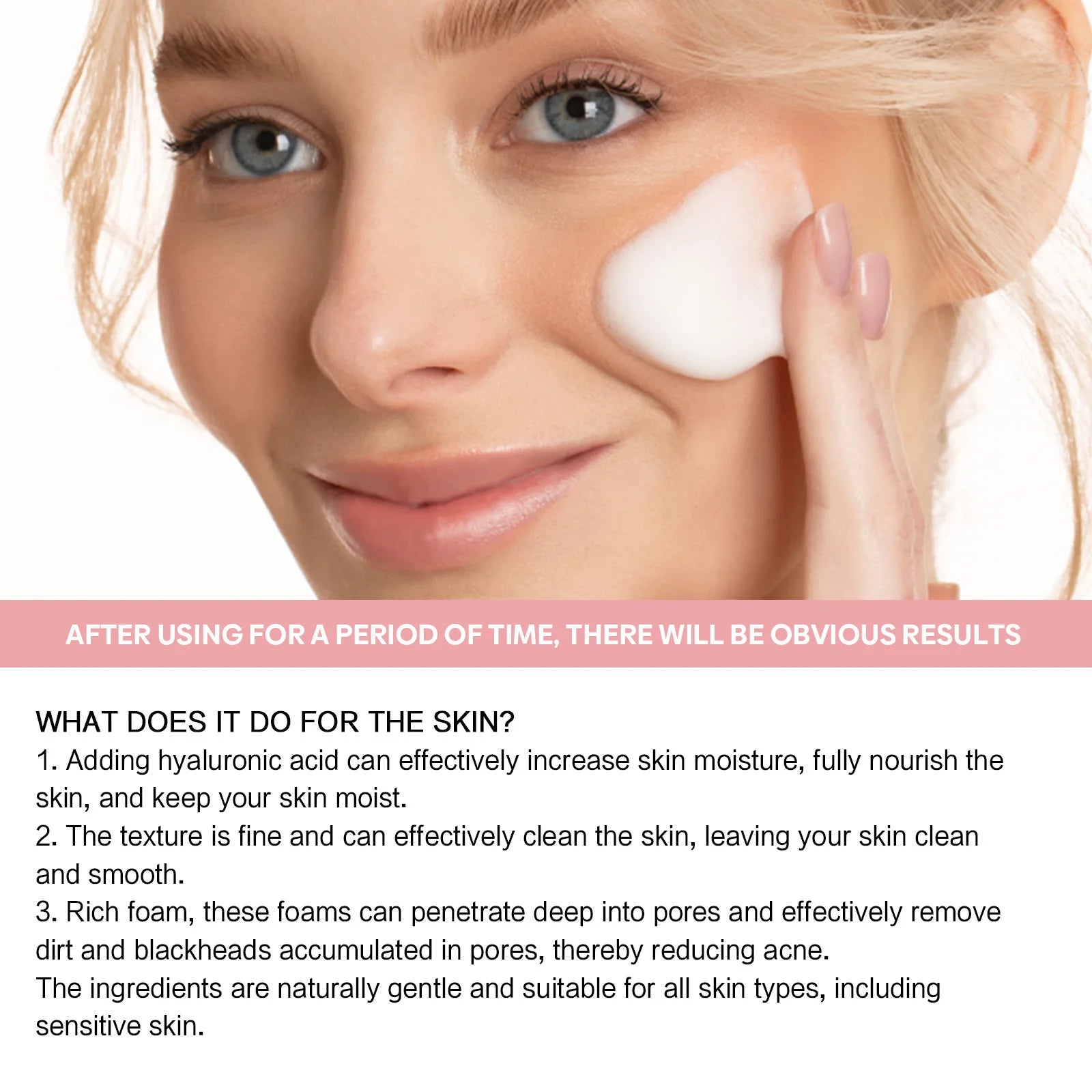 Hyaluronic Acid Pore-Refining Cleansing Mousse