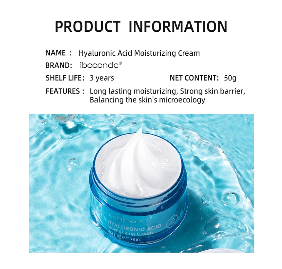 Hyaluronic Acid Gel Cream — Deep Hydration Face Moisturiser